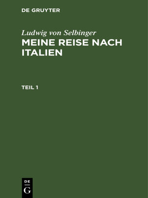 cover image of Ludwig von Selbinger
